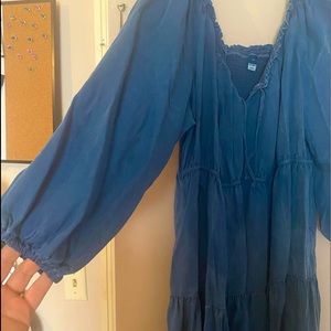 Old Navy denim peasant dress